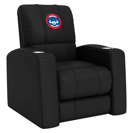 DREAMSEAT Relax Recliner with Chicago Cubs Cooperstown Primary Logo XZ418301RHTCDBLK-PSCOOP0130